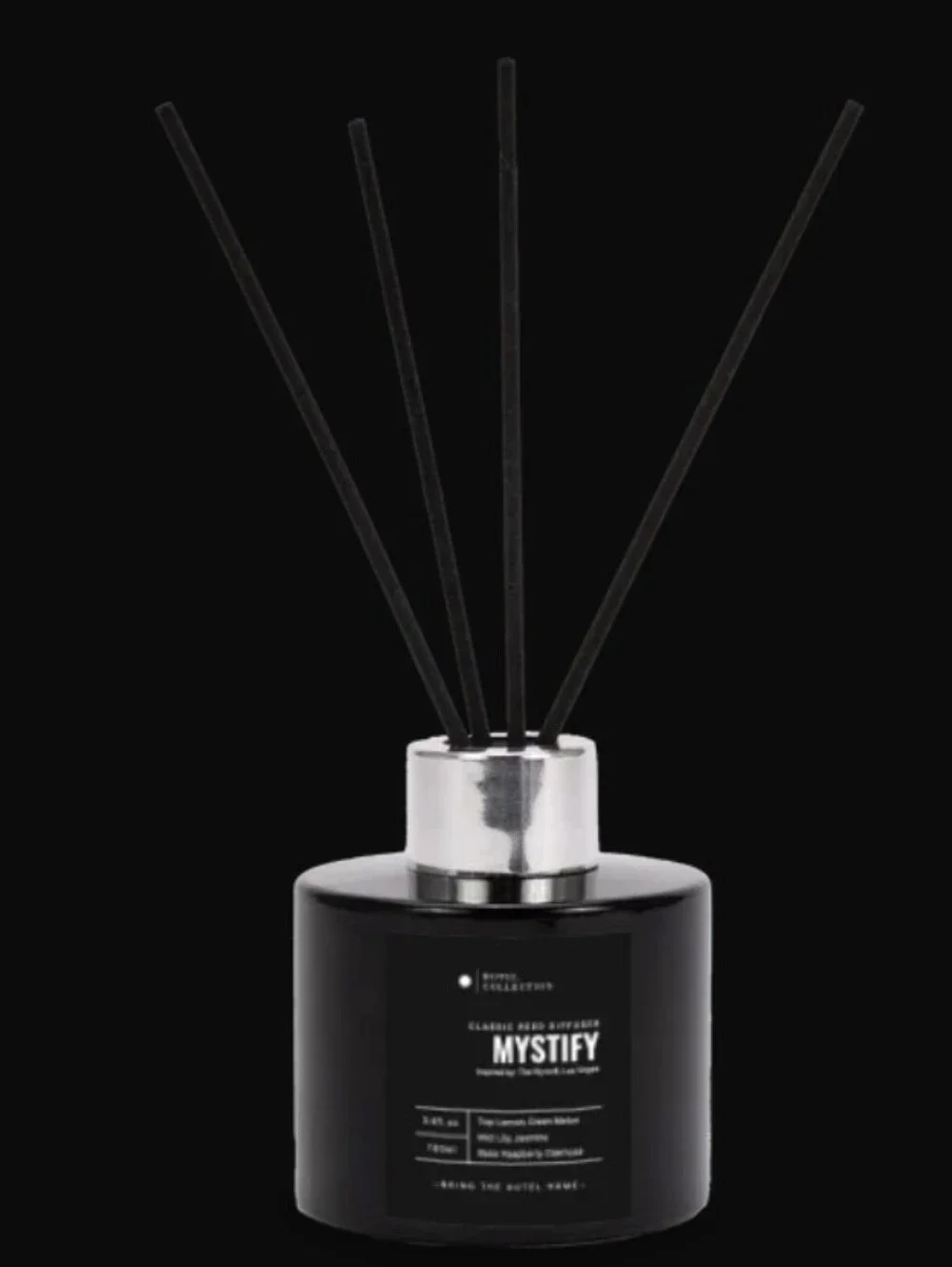 NIB Mystify Reed Diffuser - Black Scented Home Fragrance